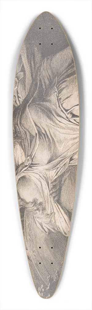 James Barry - King Lear 39.3 inch art pintail longboard deck