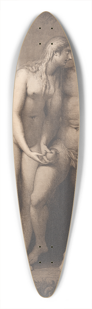 James Barry - Temptation of Adam 39.3 inch art pintail longboard deck