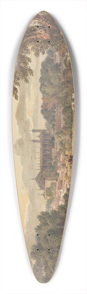 James Bourne - Eton from the Brocas 39.3 inch art pintail longboard deck