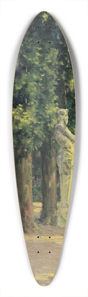 James Carroll Beckwith - Allee de lEte, Versailles 39.3 inch art pintail longboard deck
