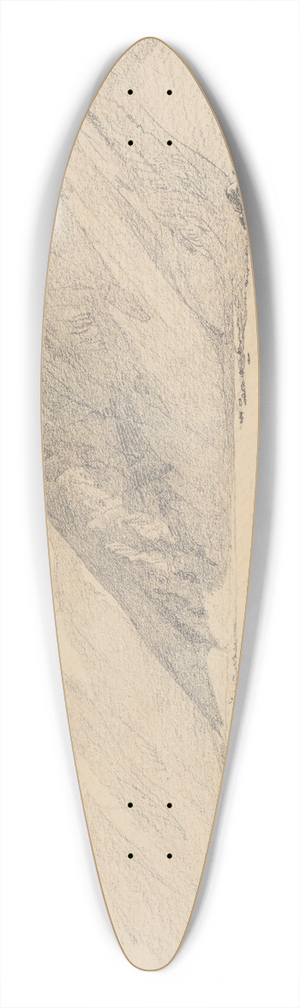 James Crowe Richmond - Island Bay 39.3 inch art pintail longboard deck