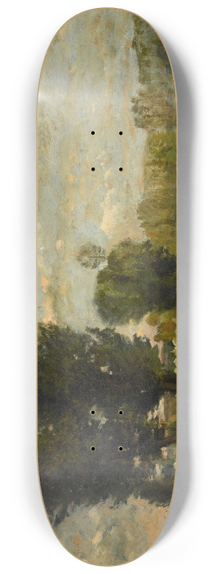 Charles Franois Daubigny - Auvers, le Plumets 8.25 inch art skate deck