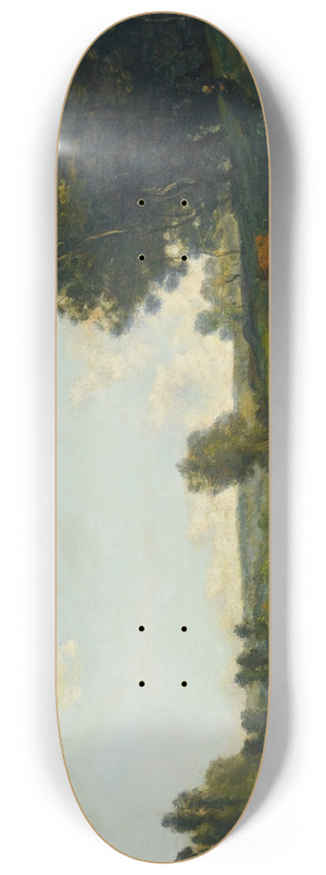 Charles Franois Daubigny - Bord De Loise 8.25 inch art skate deck