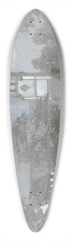 James Duffield Harding - Minster 39.3 inch art pintail longboard deck