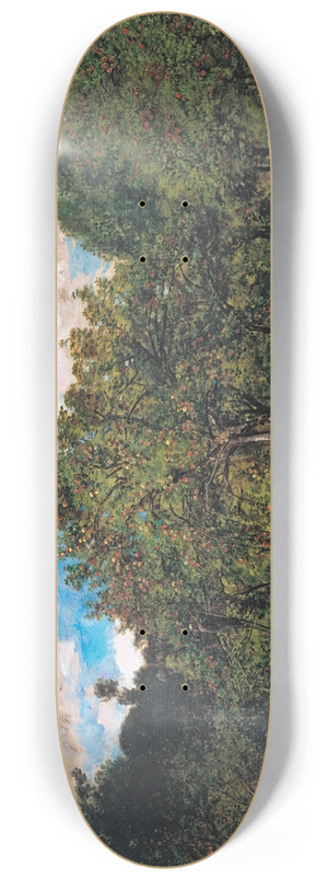 Charles Franois Daubigny - French Orchard at Harvest Time (Le verger) 8.25 inch art skate deck Charles Franois Daubigny - French Orchard at Harvest Time (Le verger) 8.25 inch art skate deck