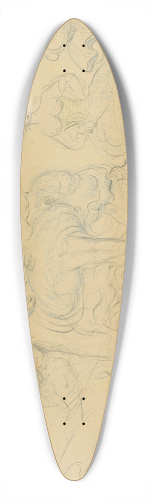 James Ensor - Ballet 39.3 inch art pintail longboard deck James Ensor - Ballet 39.3 inch art pintail longboard deck