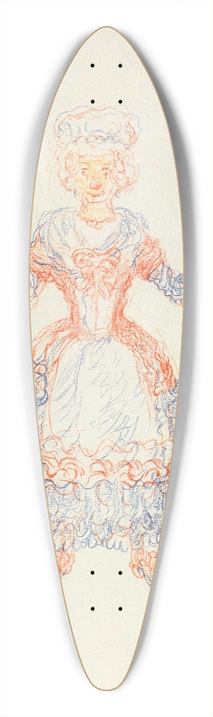 James Ensor - Brutonne 39.3 inch art pintail longboard deck