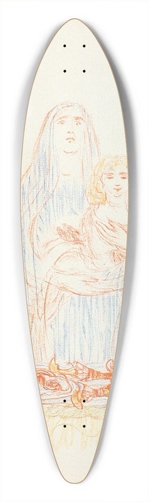James Ensor - De bedelares 39.3 inch art pintail longboard deck