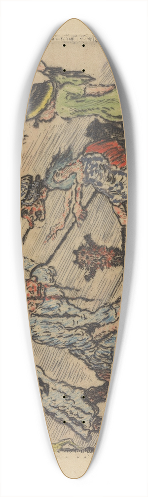 James Ensor - De gramschap 39.3 inch art pintail longboard deck