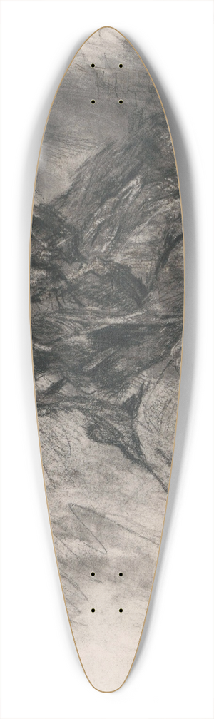 James Ensor - Don Quixote 39.3 inch art pintail longboard deck