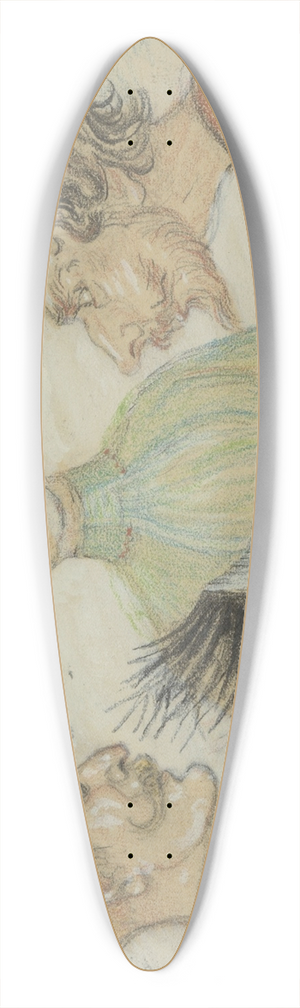 James Ensor - Ensor en Generaal Leman 39.3 inch art pintail longboard deck