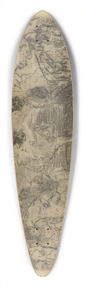 James Ensor - Het fantastische bal 39.3 inch art pintail longboard deck