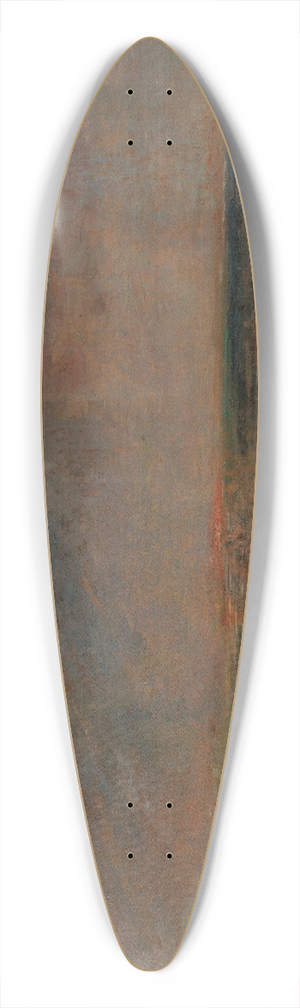 James Ensor - Large seascape  Sunset 39.3 inch art pintail longboard deck