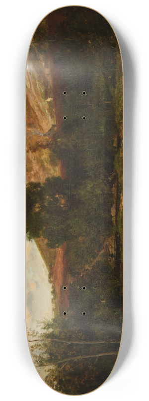 Charles Franois Daubigny - Paysage, tang 8.25 inch art skate deck Charles Franois Daubigny - Paysage, tang 8.25 inch art skate deck