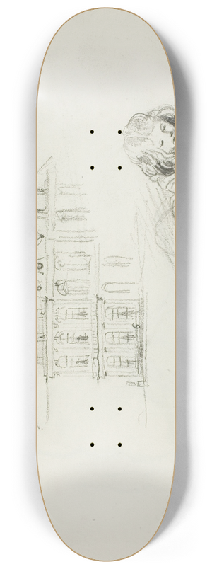 Charles Franois Daubigny - Stork 8.25 inch art skate deck Charles Franois Daubigny - Stork 8.25 inch art skate deck