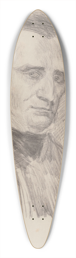 James Ensor - The Composer Hector Berlioz 39.3 inch art pintail longboard deck