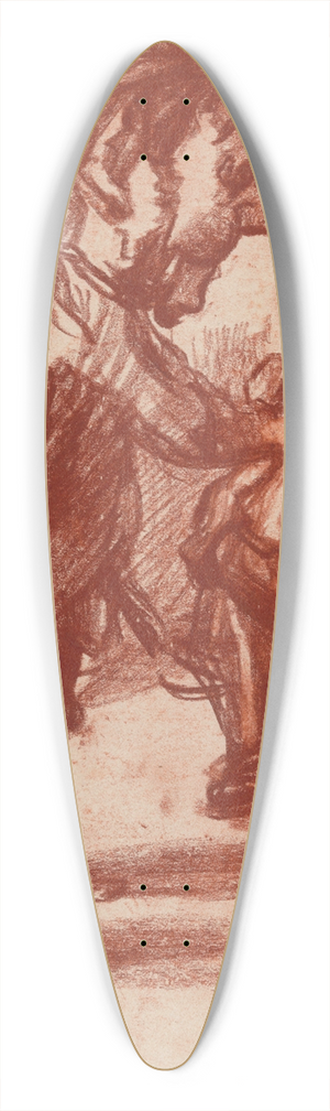 James Ensor - The Jolly Hunters 39.3 inch art pintail longboard deck