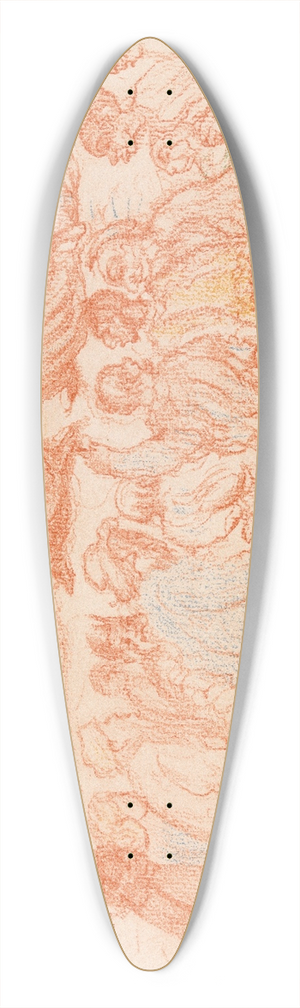 James Ensor - The Mocking of Christ 39.3 inch art pintail longboard deck
