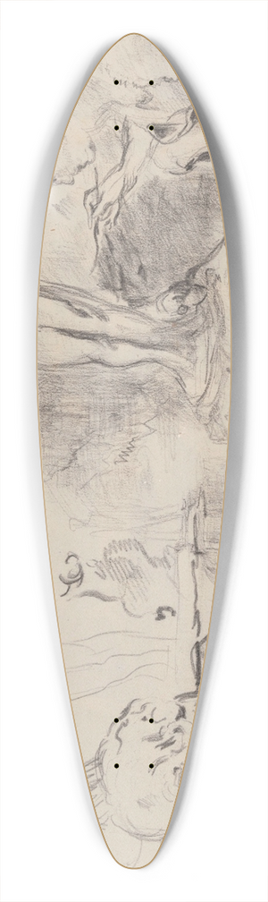James Ensor - The Model 39.3 inch art pintail longboard deck