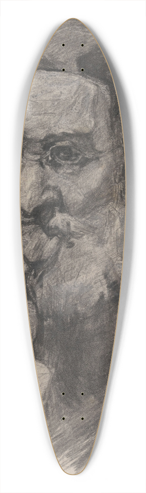 James Ensor - The Painter Jean Franois Millet 39.3 inch art pintail longboard deck