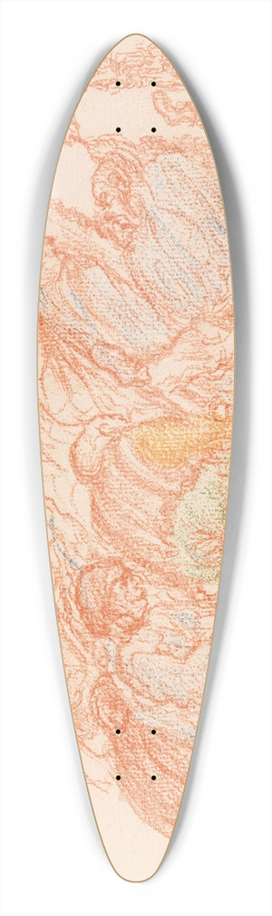 James Ensor - The Raising of the Cross 39.3 inch art pintail longboard deck