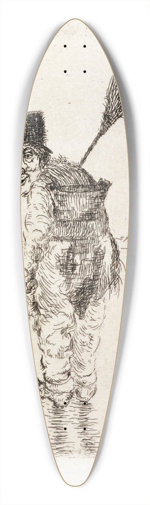 James Ensor - The Scavenger 39.3 inch art pintail longboard deck