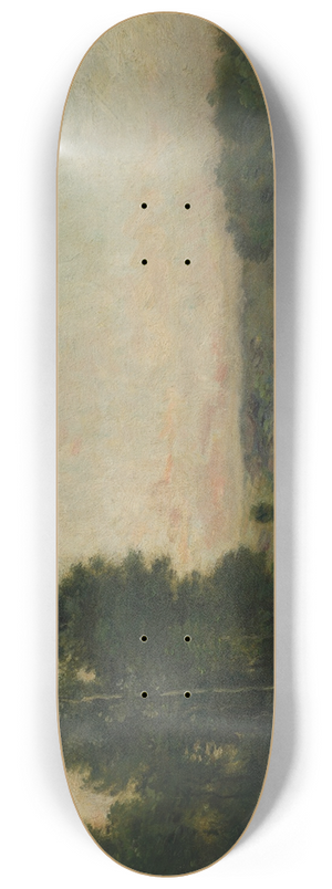 Charles Franois Daubigny - The Hillsides of Mry-sur-Oise, Opposite Auvers 8.25 inch art skate deck Charles Franois Daubigny - The Hillsides of Mry-sur-Oise, Opposite Auvers 8.25 inch art skate deck