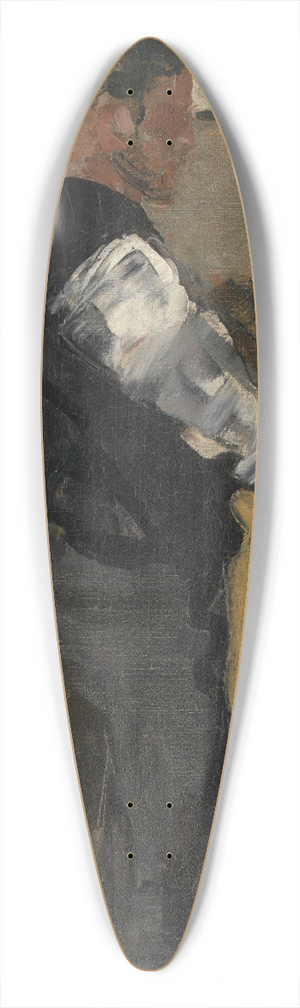 James Ensor - Willy Finch in the Studio 39.3 inch art pintail longboard deck
