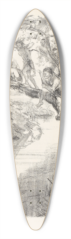 James Fenimore Cooper - Lederstrumpf-Erzhlungen 39.3 inch art pintail longboard deck