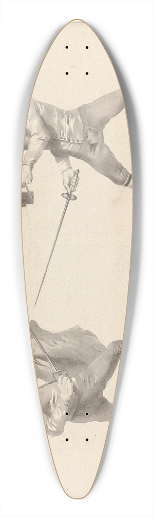 James Gwin - Garde de LEpe & Manteau Attaque par LEpe & Lanterne 39.3 inch art pintail longboard deck