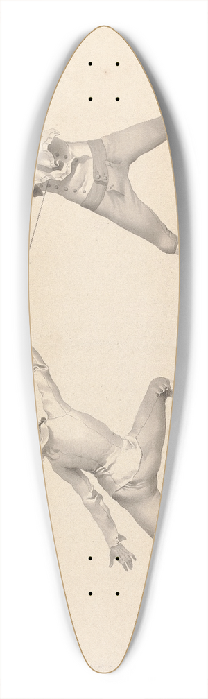 James Gwin - Position de la Garde en Quarte, et le Coup de Quarte Basse 39.3 inch art pintail longboard deck