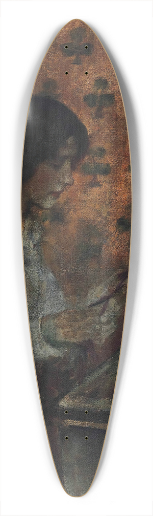 James Jebusa Shannon - Finishing touches 39.3 inch art pintail longboard deck