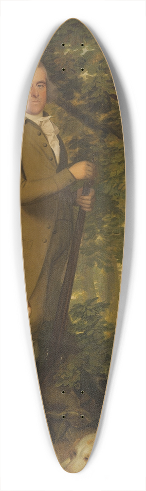 James Millar - Portrait of A Gentleman 39.3 inch art pintail longboard deck