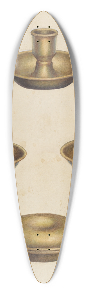 James M. Lawson - Candlestick 39.3 inch art pintail longboard deck