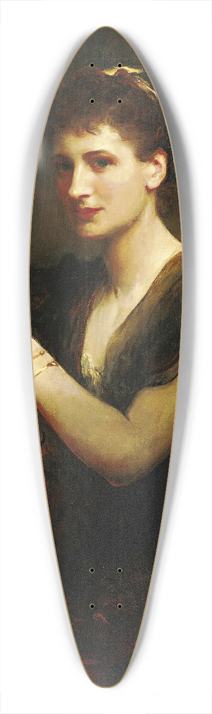 James Sant - Portrait Of A Seated Lady 39.3 inch art pintail longboard deck