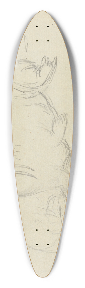James Sowerby - Two Walruses with Detail of Flippers 39.3 inch art pintail longboard deck