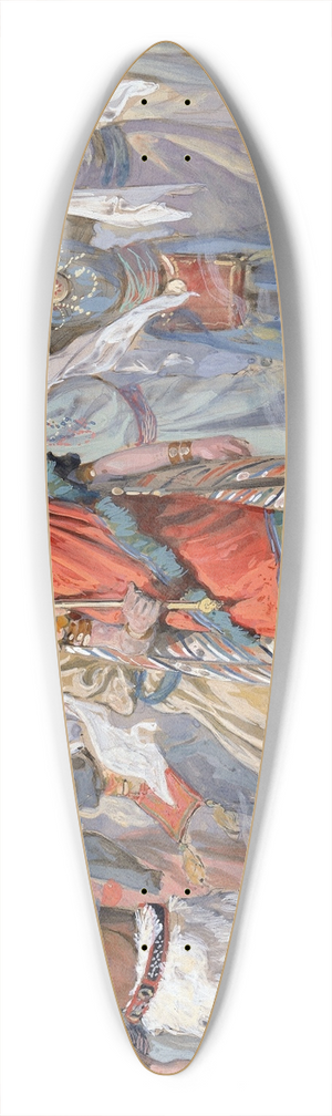 James Tissot - Festivities in Honour of David 39.3 inch art pintail longboard deck