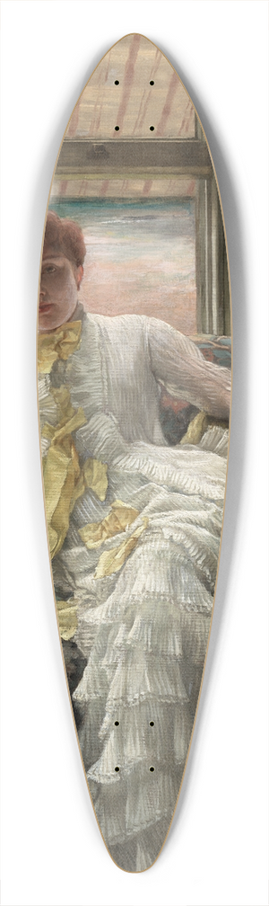 James Tissot - Seaside 39.3 inch art pintail longboard deck