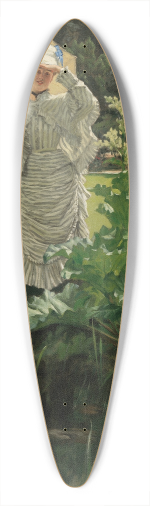James Tissot - Spring Morning 39.3 inch art pintail longboard deck
