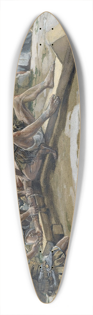 James Tissot - The First Nail 39.3 inch art pintail longboard deck