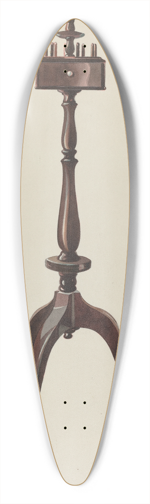 James Vail - Sewing Stand 39.3 inch art pintail longboard deck