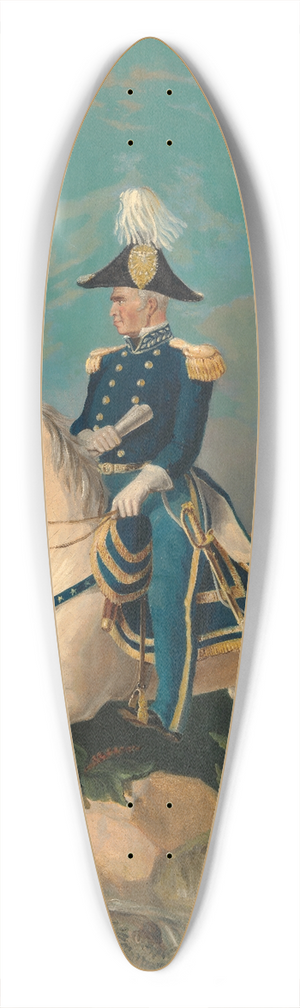 James Walker - Zachary Taylor 39.3 inch art pintail longboard deck