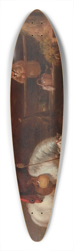 James Ward - Confrontation At The Crossing 39.3 inch art pintail longboard deck