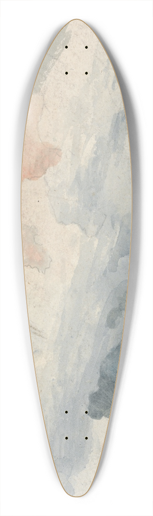 James Ward - Study of a Hill Top and Sky 39.3 inch art pintail longboard deck