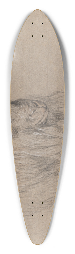 James Ward - Study of the Head of a Ram 39.3 inch art pintail longboard deck James Ward - Study of the Head of a Ram 39.3 inch art pintail longboard deck