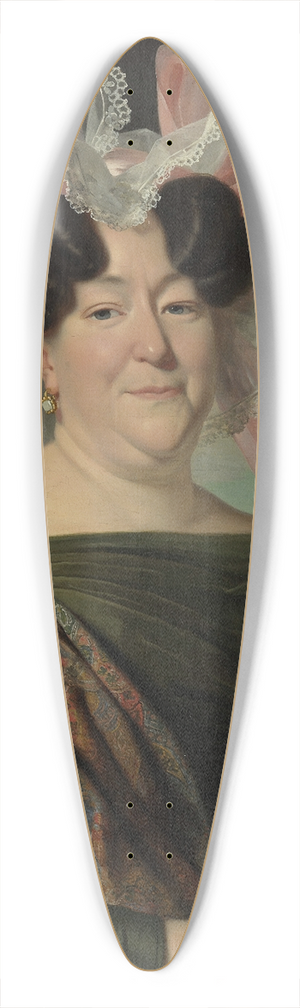 Jan Adam Kruseman - Portrait of an unknown woman 39.3 inch art pintail longboard deck