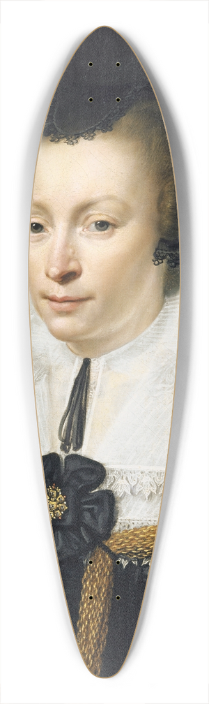 Jan Anthonisz van Ravesteyn - Half-Length Portrait of a Lady 39.3 inch art pintail longboard deck