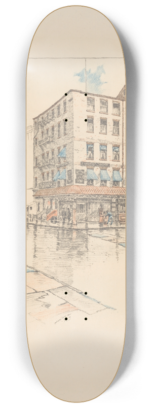 Charles Frederick William Mielatz - Faunces Tavern 8.25 inch art skate deck