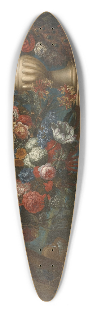 Jan Baptist Bosschaert - Nature morte aux fruits et fleurs 39.3 inch art pintail longboard deck
