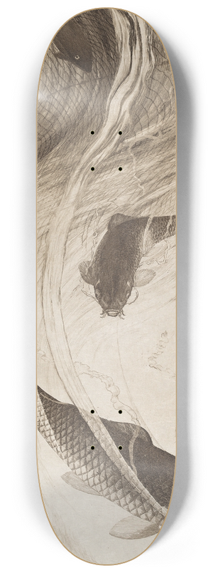 Charles Frederick William Mielatz - In the Meshes 8.25 inch art skate deck